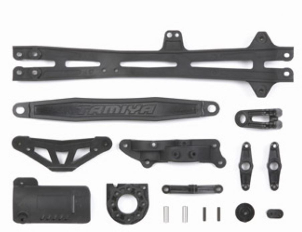 51319 TT-01E/R/D D-Teile Akku-/Motorhalter